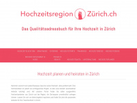 hochzeitsregion-zuerich.ch Webseite Vorschau