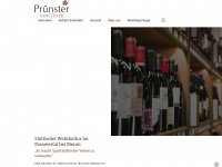 vinothek-pruenster.it Webseite Vorschau