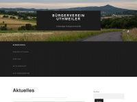 bv-uthweiler.de Webseite Vorschau