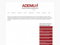 ademu-project.eu Webseite Vorschau