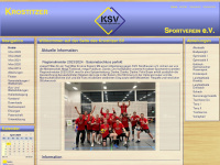 krostitzer-sportverein.de Webseite Vorschau