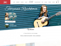 tatyana-guitar.com Webseite Vorschau