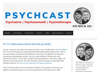 psychcast.de Webseite Vorschau