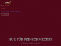 valeri-feinkost.com Webseite Vorschau