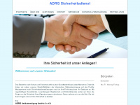 adrg-sicherheitsdienst.de Webseite Vorschau