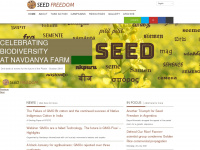 seedfreedom.info Webseite Vorschau