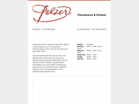fleischwaren-pelzer.de Webseite Vorschau