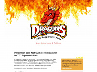 ttcrj-dragons.ch Webseite Vorschau