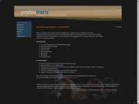 prehistrans.com Webseite Vorschau