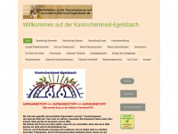 kanincheninsel-egelsbach.de Webseite Vorschau