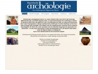 bayerische-archaeologie.de Webseite Vorschau