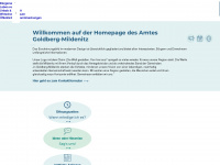 amt-goldberg-mildenitz.de Webseite Vorschau