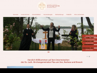 kirche-plau.de Webseite Vorschau