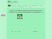 bergbautraditionsverein-wismut.de Webseite Vorschau