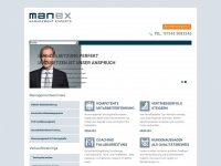 manex-gmbh.de Webseite Vorschau