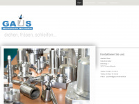 gaus-mechanik.de Webseite Vorschau