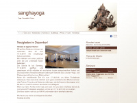 sanghayoga.de Webseite Vorschau