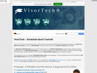 visor-tech.com Webseite Vorschau