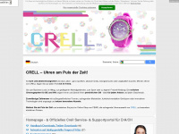 crell.info Webseite Vorschau