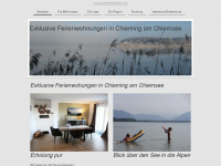 chiemsee-wohnung.de Webseite Vorschau