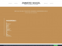 zimmerei-waigel.de Webseite Vorschau