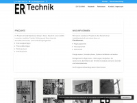 er-technik.com Webseite Vorschau