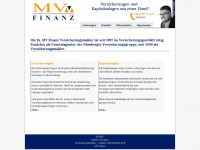 mvfinanz.com Webseite Vorschau