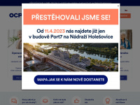 ocp.cz Webseite Vorschau
