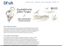 dna-licensing.de Webseite Vorschau
