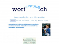 wortsprung.ch Webseite Vorschau