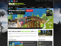 worldbikeparks.com Webseite Vorschau