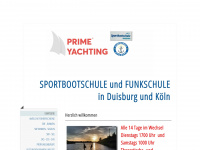 sportbootschule-duisburg.com Webseite Vorschau