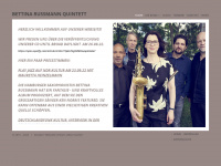 bettina-russmann-quintett.de Webseite Vorschau