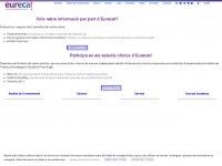 eurecat.org Webseite Vorschau
