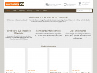 lowboards24.de Webseite Vorschau