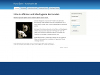 hund-zahn.de Webseite Vorschau