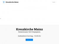 kreuzkirche-mainz.de Webseite Vorschau