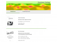 huchzen-verlag.de Webseite Vorschau