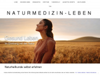 naturmedizin-leben.de Webseite Vorschau
