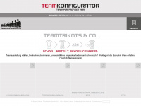 teamkonfigurator.de Webseite Vorschau