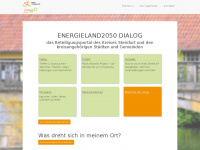 energieland2050-dialog.de Webseite Vorschau