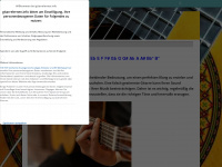 gitarrelernen.info Webseite Vorschau