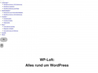 wp-loft.de Webseite Vorschau