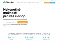 shoptet.cz Webseite Vorschau