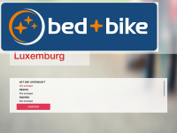 bedandbike.lu Webseite Vorschau
