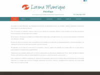 lorenamanrique.es Webseite Vorschau