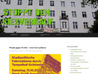 stopptdenkiezverkauf.wordpress.com Webseite Vorschau