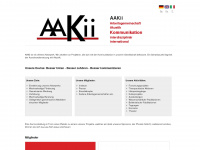 aakii.de Webseite Vorschau