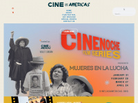 cinelasamericas.org Webseite Vorschau