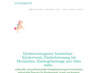 kinderevents-kunterbunt.com Webseite Vorschau